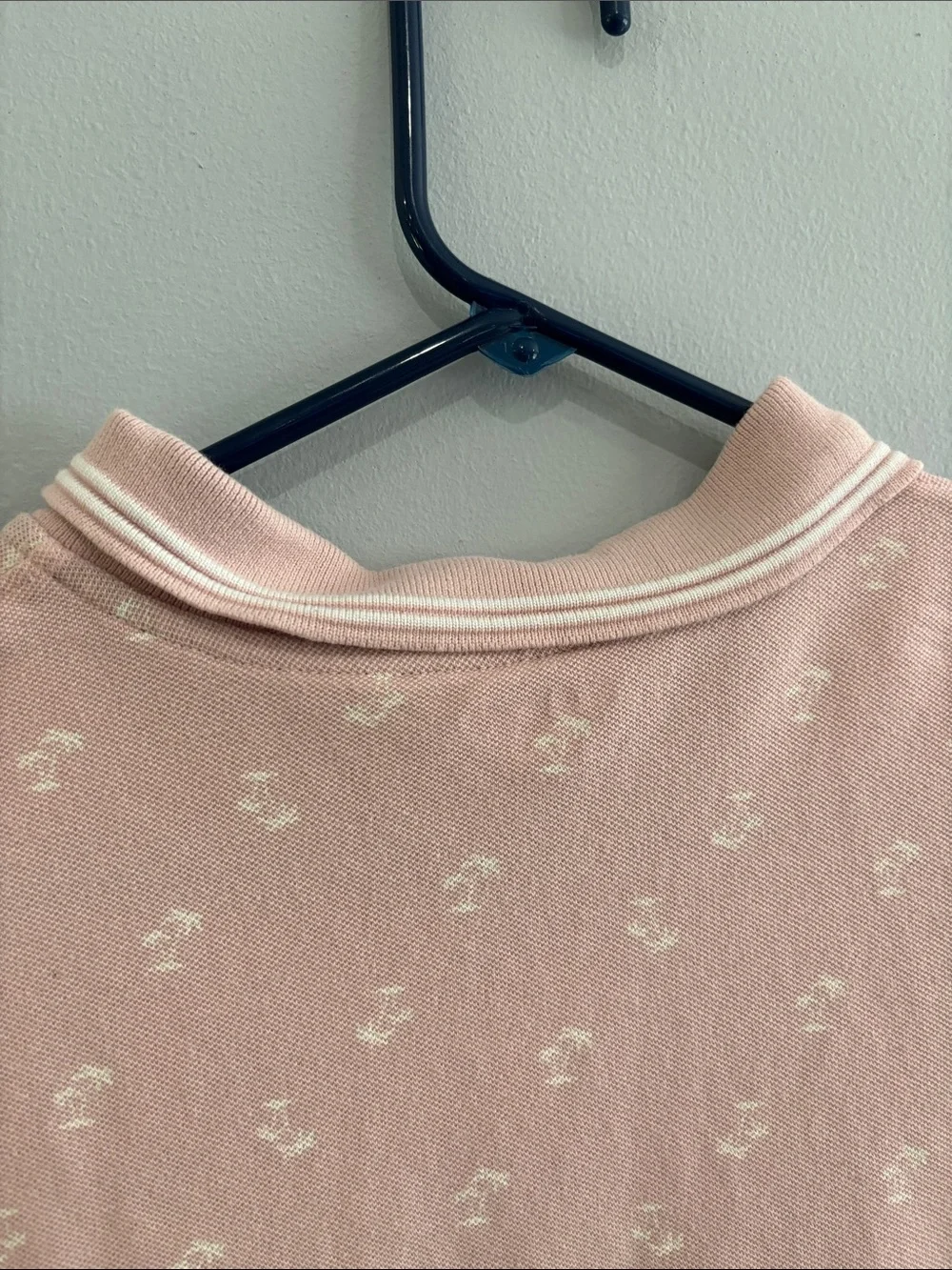 Old Navy Kids Light Pink Polo with Subtle Print